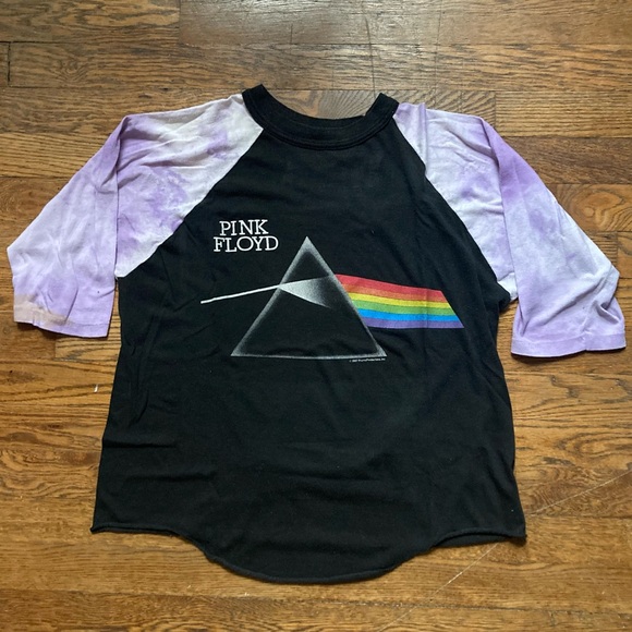 Pink Floyd Other - Vtg 1987 PINK FLOYD Darkside of the Moon tour tee